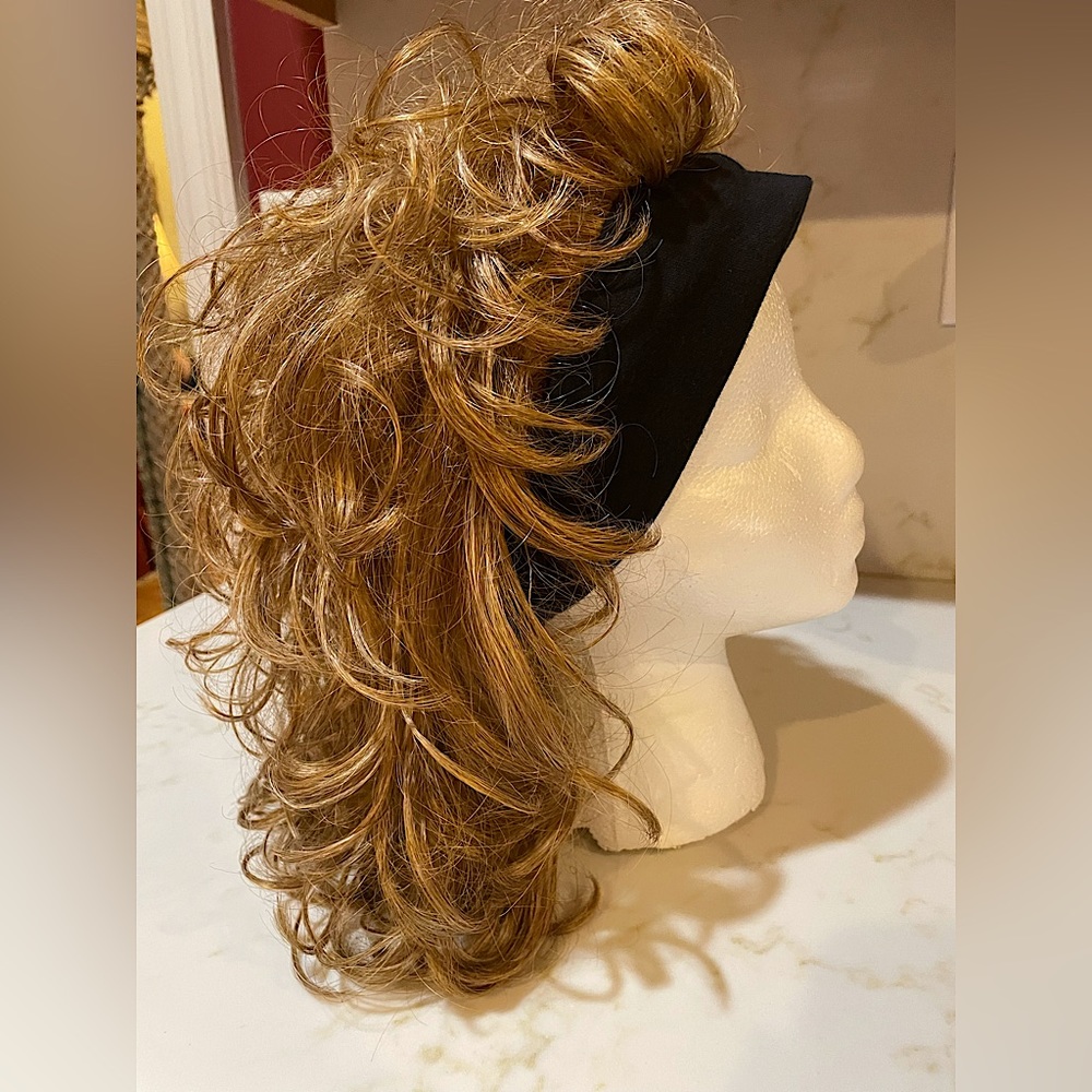 Wig with built in headband